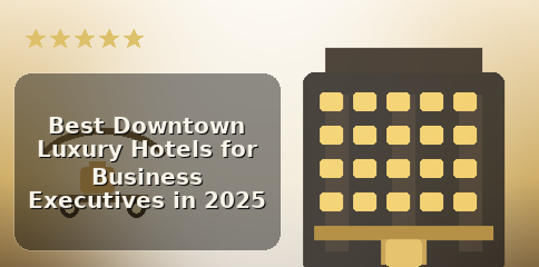 Best Downtown Luxury Hotels for Business Executives in 2025