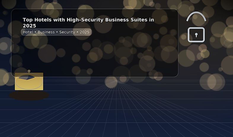 Top Hotels with High-Security Business Suites in 2025